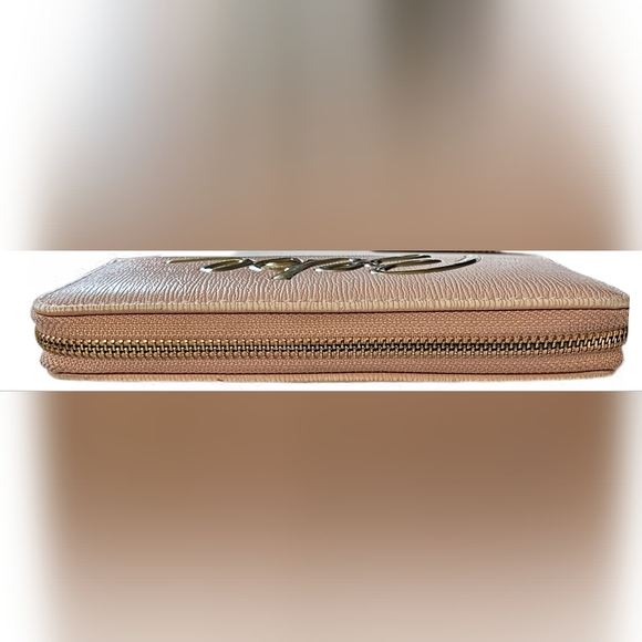 BEBE Gianna Dusty Rose Zip-Around Clutch Wallet - Picture 9 of 16